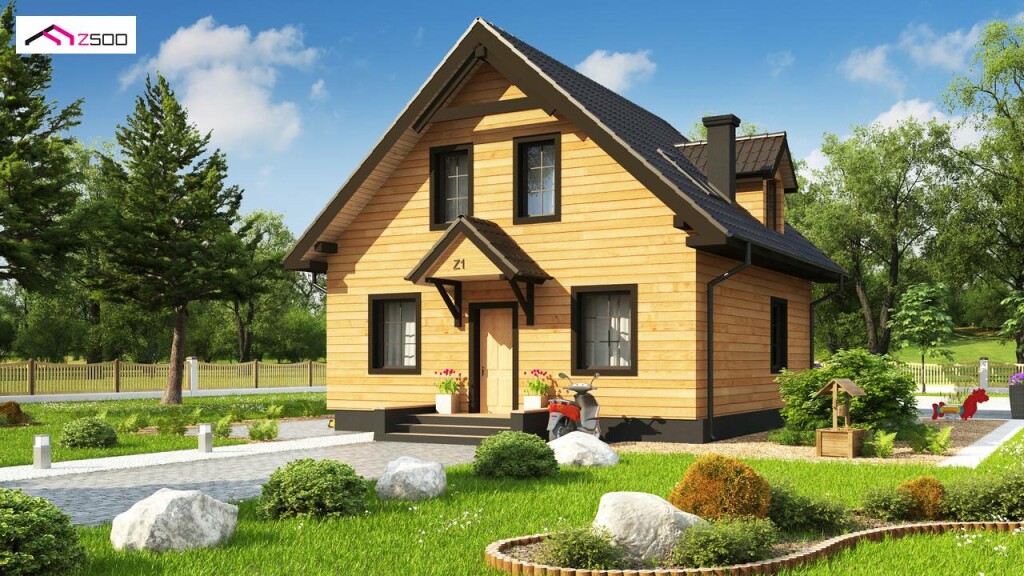 Z1, A spacious and functional gabled house, easy and inexpensive
